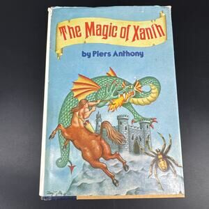 Piers Anthony The Magic of Xanth Books 1-3 in 1 Volume Tony Fiyalko Jacket